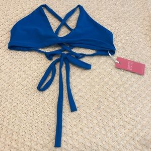 Moana bikini blue marlin top size large
